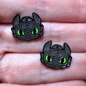Toothless Earrings Dragon~Hypoallergenic